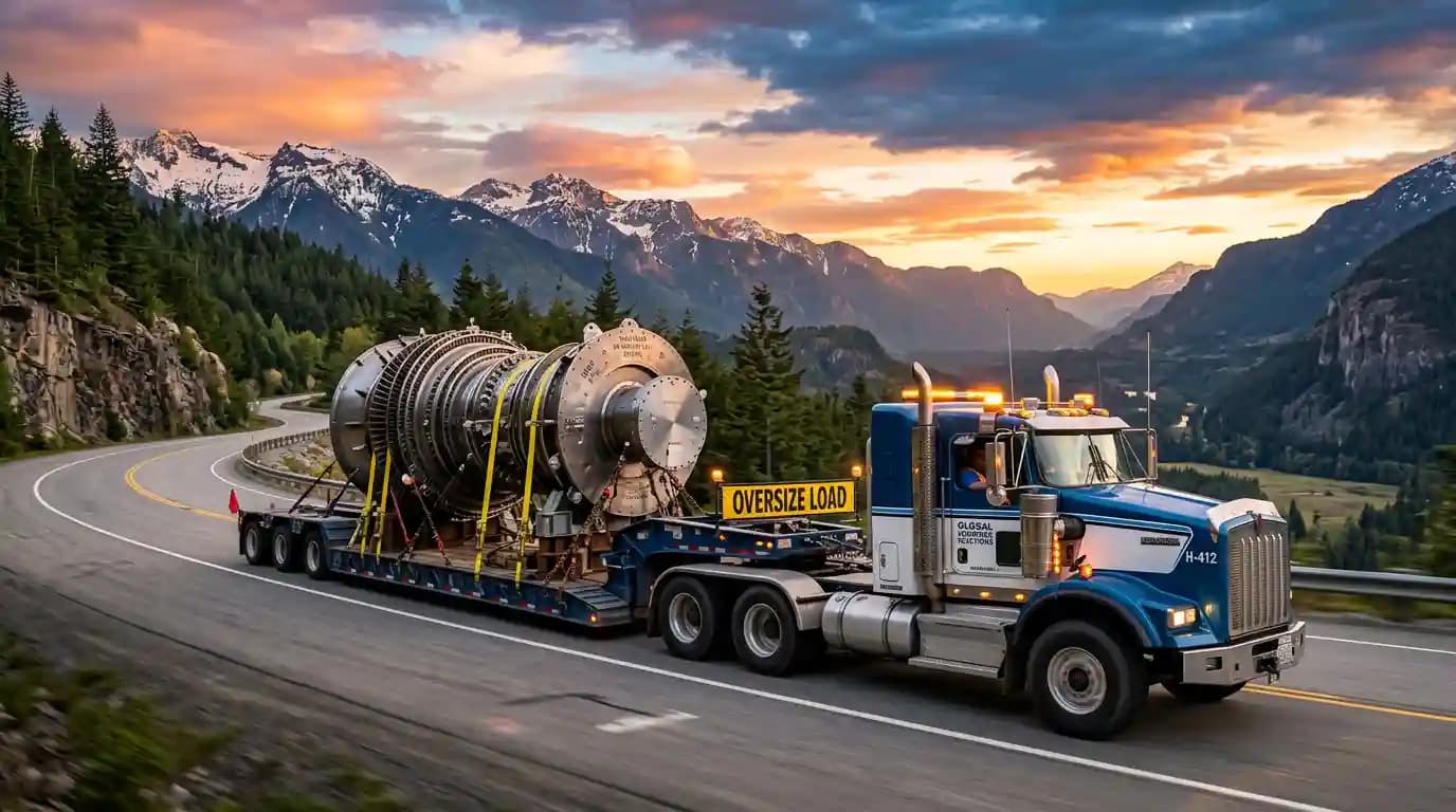 Перевозка негабаритных грузов и спецтехники на открытых платформах — промышленная логистика Грузо-Механика